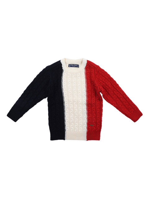 

Allen Solly Junior Boys Black & Red Solid Sweater