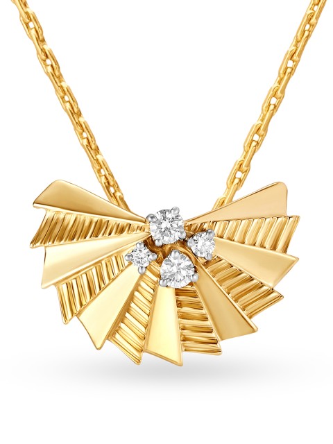 

Mia by Tanishq Women 14KT Gold Pendant, Yellow