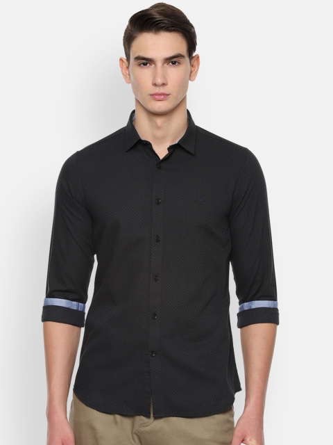 

Allen Solly Sport Men Black Slim Fit Checked Casual Shirt