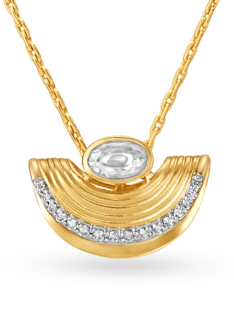 

Mia by Tanishq Women 14KT Gold Pendant, Yellow
