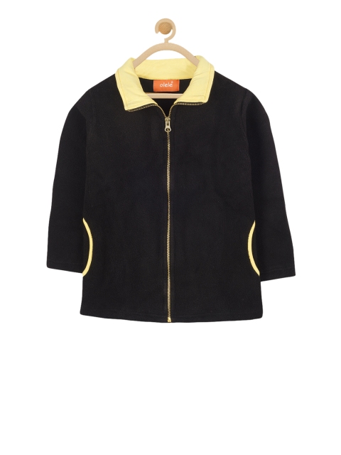

Olele Girls Black Solid Sweatshirt