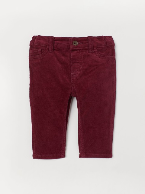 

H&M Boys Maroon Corduroy Trousers