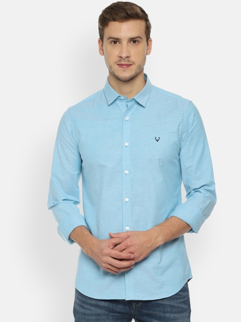 

Allen Solly Sport Men Blue Slim Fit Self Design Casual Shirt