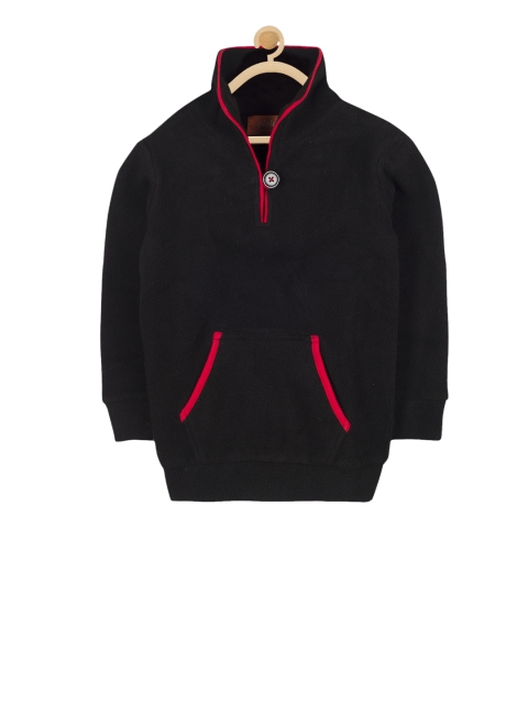 

Olele Girls Black Solid Sweatshirt
