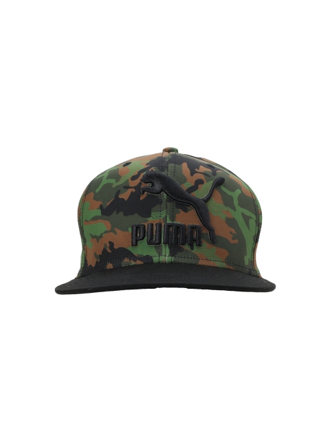 

Puma KidsGreen & Black Printed Baseball Cap, Green