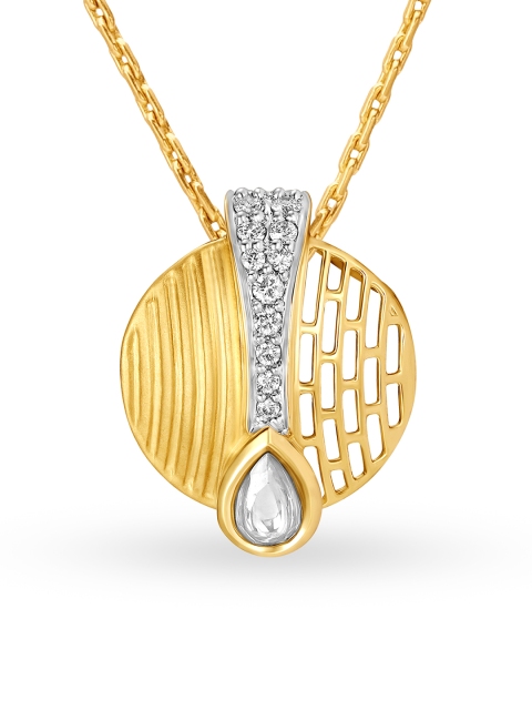 

Mia by Tanishq Women 14KT Gold Pendant, Yellow