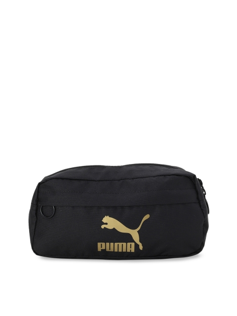 

Puma Unisex Black Solid Waist Pouch