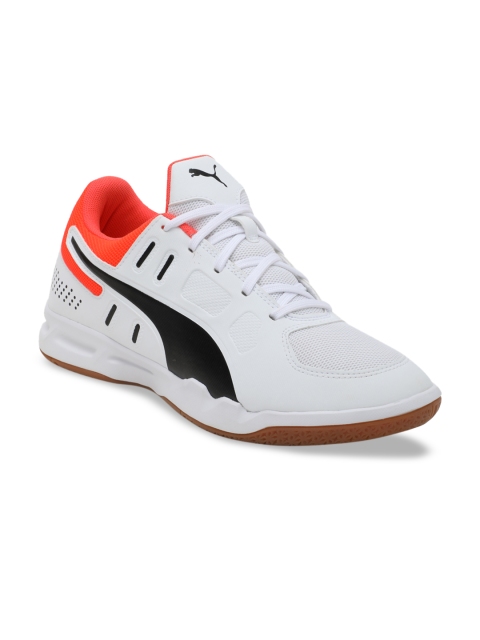 

Puma Kids White Mesh Auriz Jr Walking Shoes