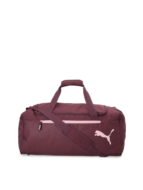 

Puma Unisex Burgundy Solid Duffel Bag