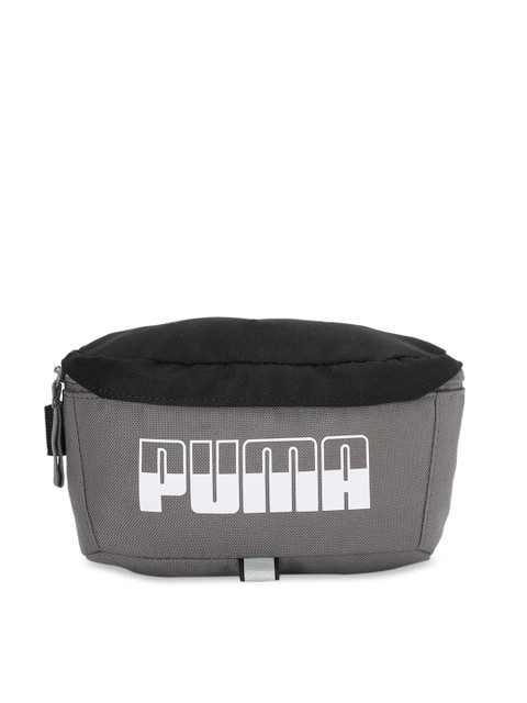 

Puma Unisex Grey Solid Waist Pouch