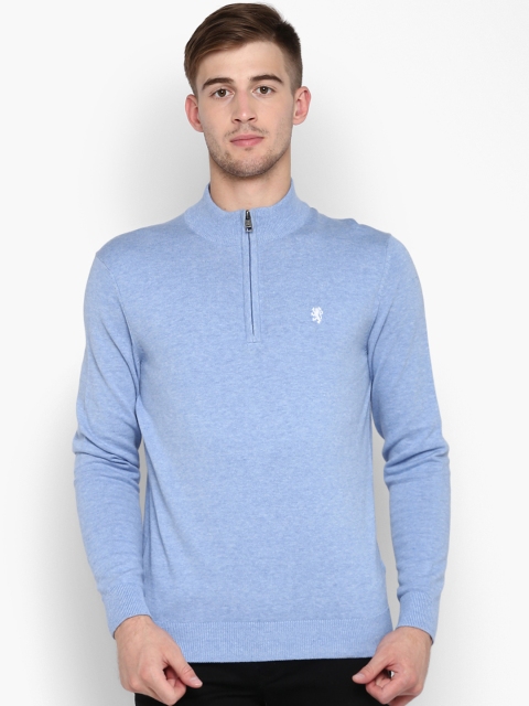 

Red Tape Men Blue Solid Sweater