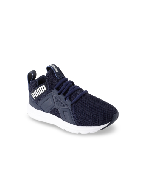 

Puma Unisex Navy Blue Enzo Weave AC PS Running Shoes