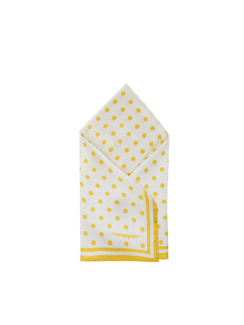 

Park Avenue Men White Printed Pocket Square