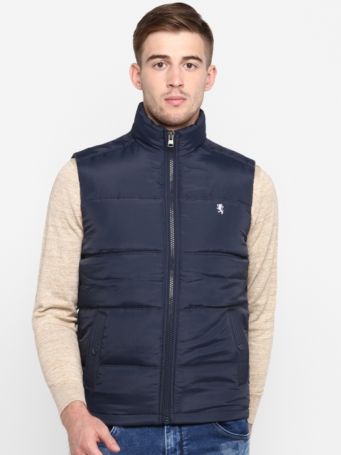 

Red Tape Men Navy Blue Solid Puffer Jacket