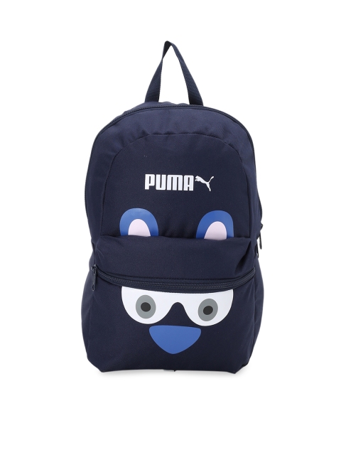

Puma Unisex Navy Blue & White Graphic Monster Backpack
