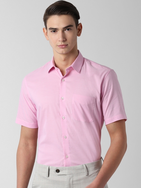 

Peter England Men Pink Regular Fit Solid Formal Shirt