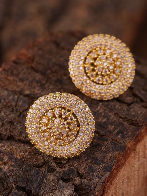 

Voylla Gold-Toned Circular Studs