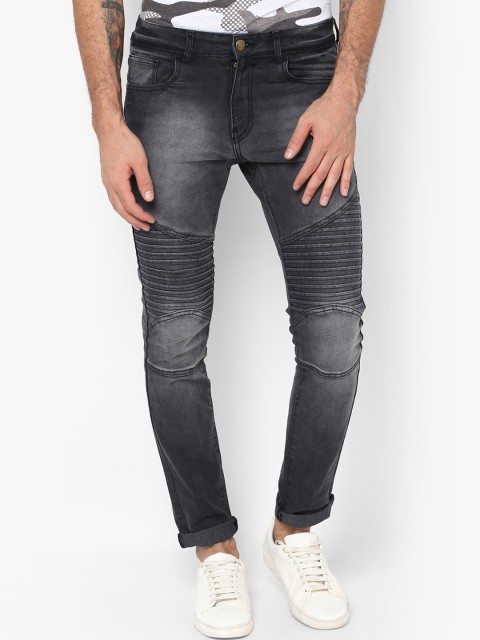 

Urbano Fashion Men Grey Slim Fit Mid-Rise Clean Look Stretchable Jeans