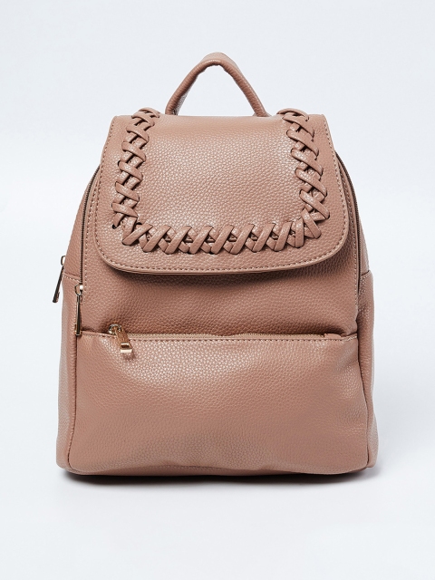 

Ginger by Lifestyle Women Brown Solid Backpack