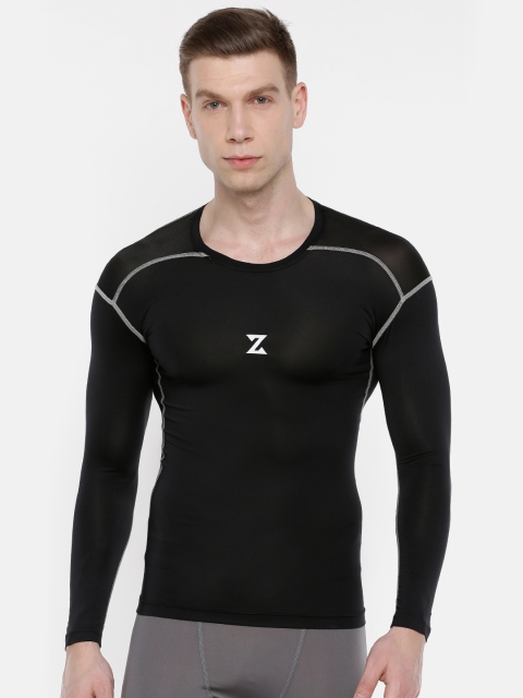 

Azani Men Black Printed Round Neck T-shirt
