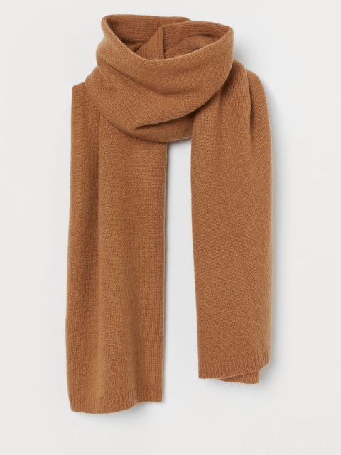 

H&M Women Brown Cashmere Scarf