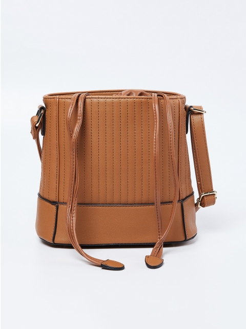 

Ginger by Lifestyle Brown Solid Sling Bag
