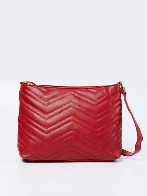 

CODE by Lifestyle Red Solid Sling Bag