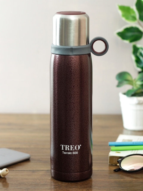 

TREO Purple & Black Terrain Thermosteel Hot & Cold Bottle 600 ml