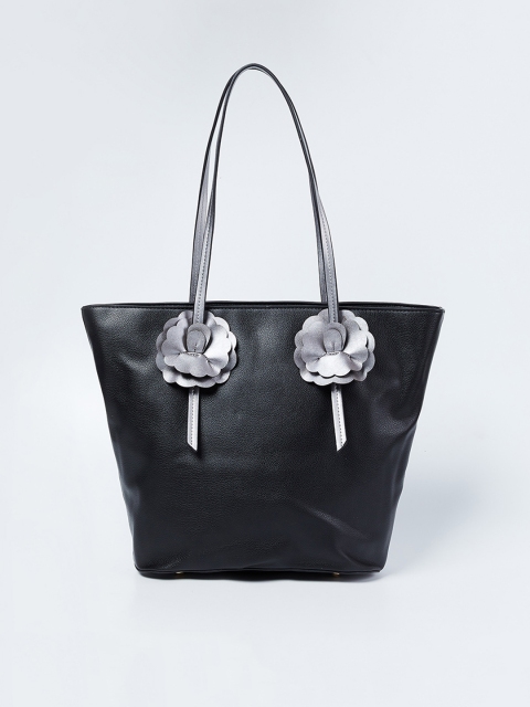 

Ginger by Lifestyle Black Solid Shoulder Bag