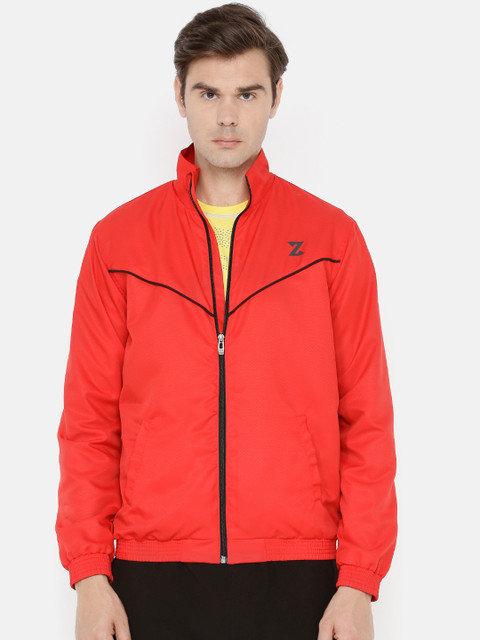 

Azani Men Red Solid Lightweight Tailored Jacket