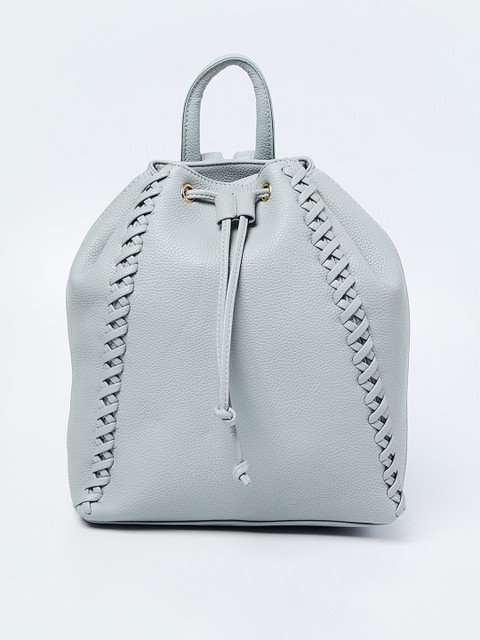 

Ginger by Lifestyle Women Blue Solid Backpack