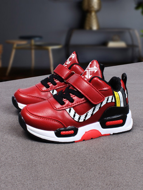 

Walktrendy Kids Red Slip-On Sneakers