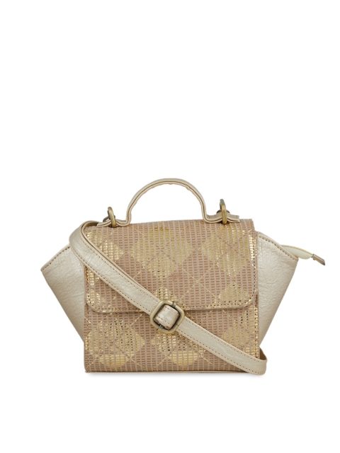 

Tarusa Beige Printed Satchel
