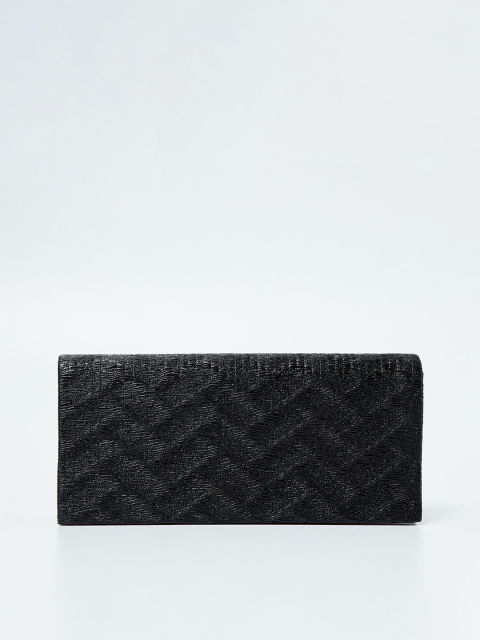 

CODE by Lifestyle Black Textured Envelope Clutch