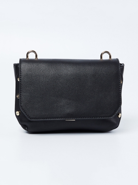 

CODE by Lifestyle Black Solid Sling Bag