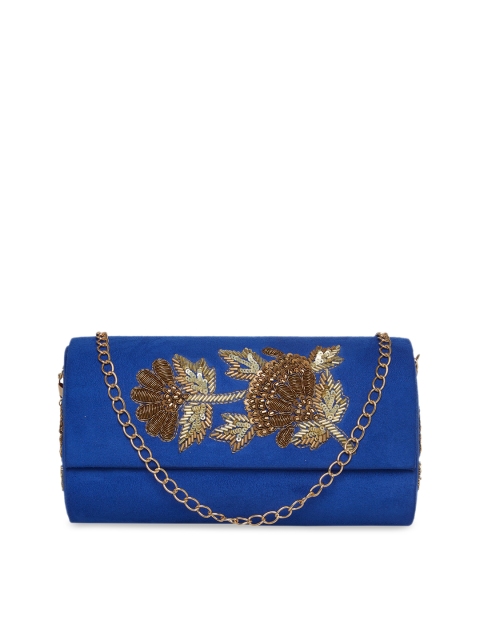 

Tarusa Blue Embellished Purse