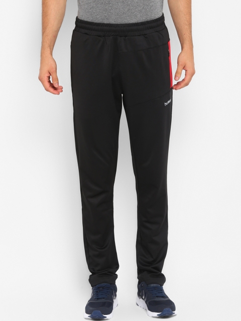 

Hummel Men Black Solid Halloc Track Pants