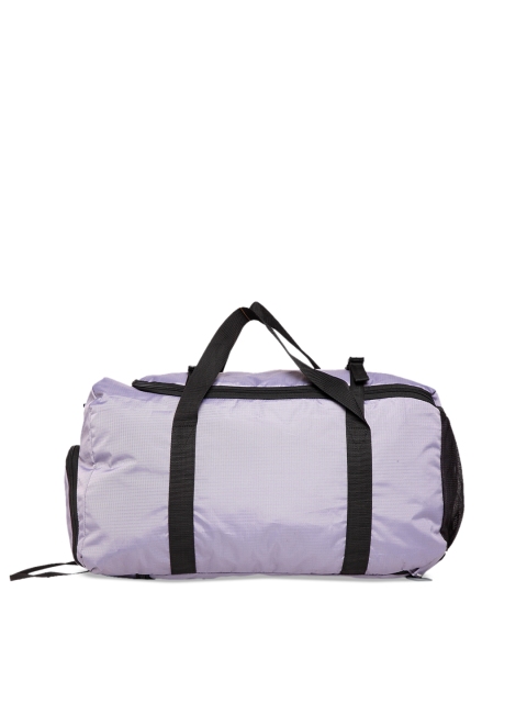 Teakwood Leathers Grey Solid Medium Duffle bag
