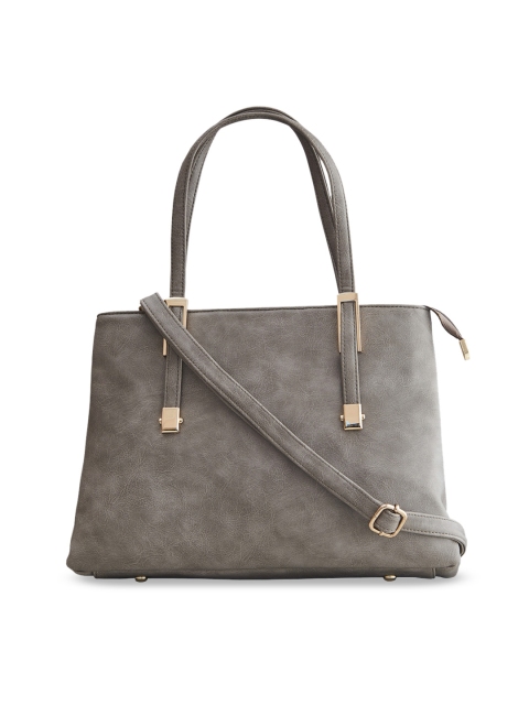 

LEGAL BRIBE Grey Solid Handheld Bag