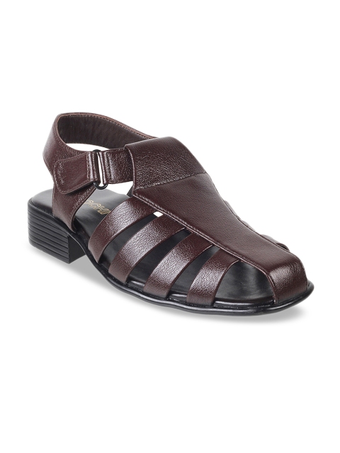 

Mochi Men Maroon Fisherman Sandals