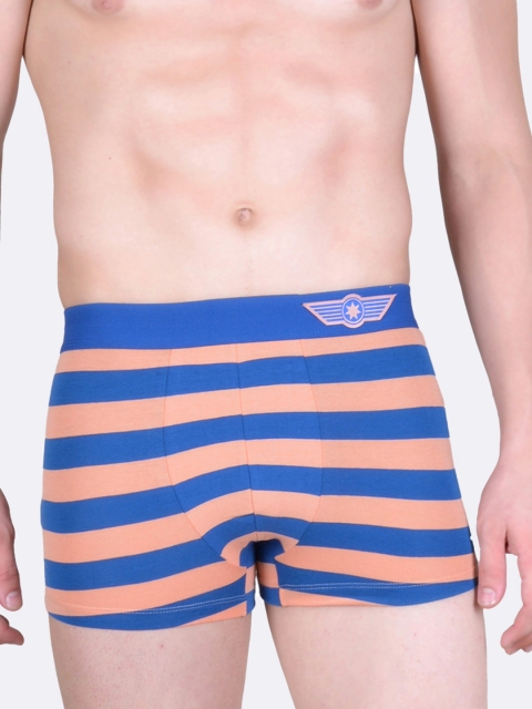 

Force NXT Men Orange & Blue Striped Asoorted Trunk MNFL-61-PO1-LTORANGE