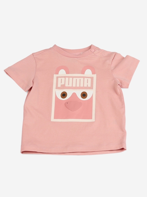 

Puma Unisex Pink Printed Monster Tee Round Neck T-shirt