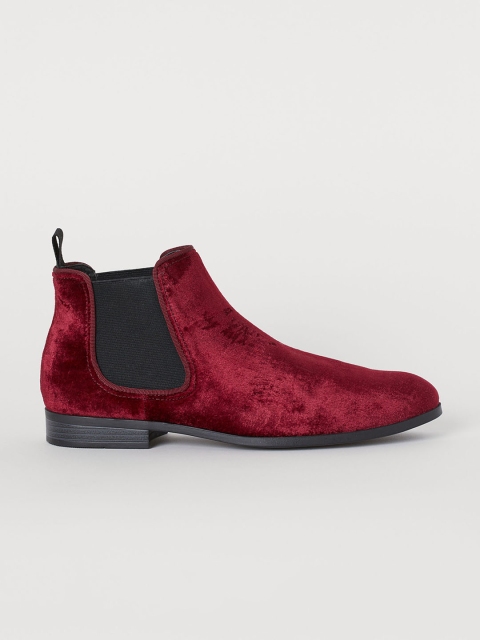 

H&M Men Red Chelsea Boots