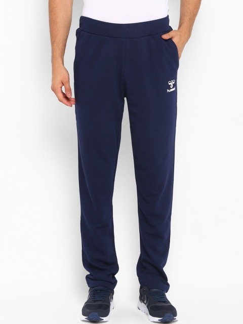 

Hummel Men Navy Blue Solid Bardi Track Pants