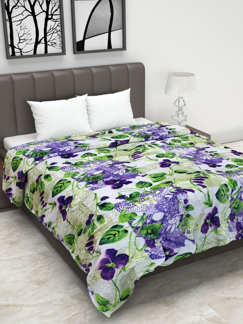 

Status Purple Abstract Mild Winter 150 GSM Double Bed Blanket