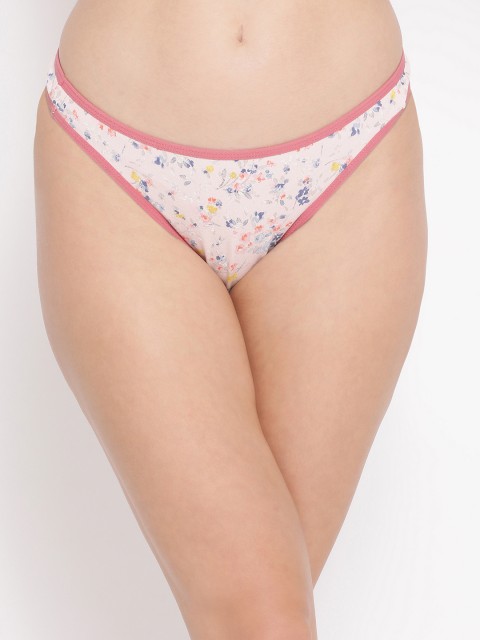 

Clovia Women Pink Printed Thongs PN3358P22XXL