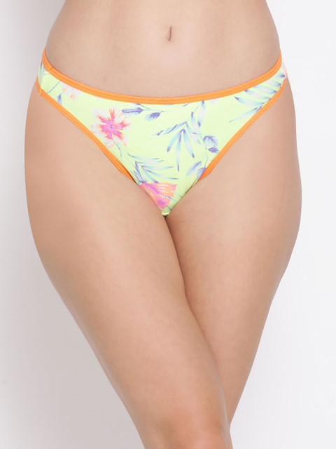 

Clovia Women White Printed Low-Rise Thongs PN3358P16XXL