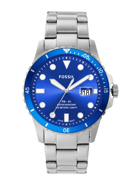 

Fossil Men Blue Analogue Watch FS5669