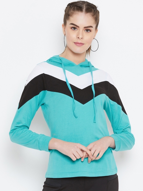 

GRITSTONES Women Green Colourblocked Top
