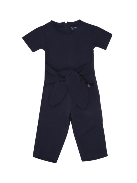 

Allen Solly Junior Girls Navy Blue Solid Basic Jumpsuit